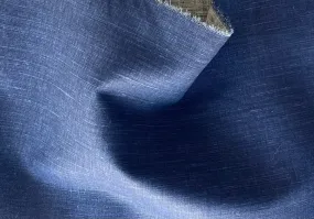 Couture Moody Indigo Dip-Dyed Linen (Made in Italy)