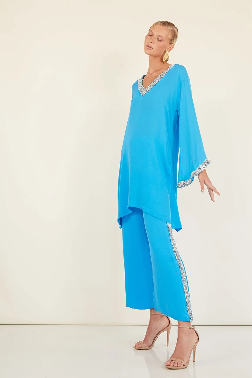 Couture Trim Beaded Top