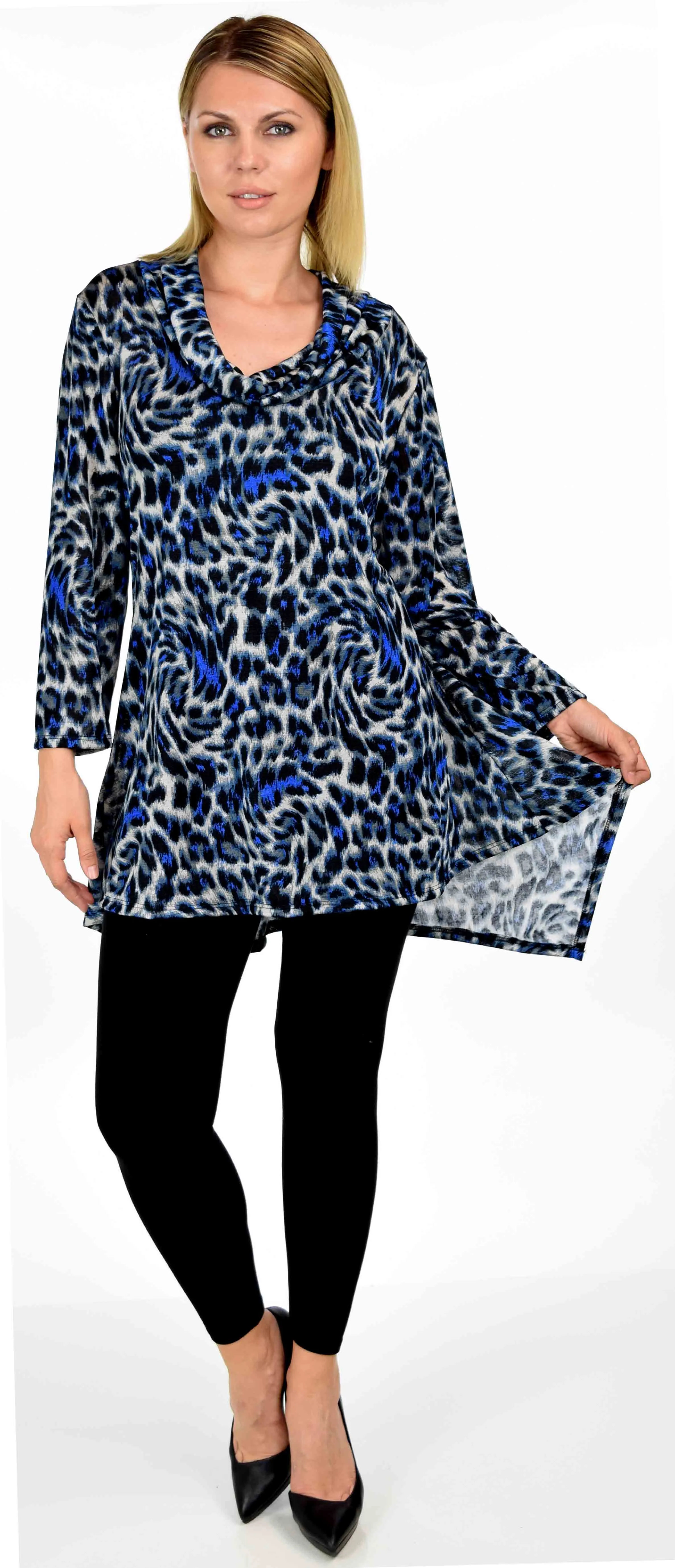 Cowl Neck Tubic, Traveler Tunic, Boho, Gypsy,Lagenlook Tunic,  Designer Plus size top, Plus Tunic