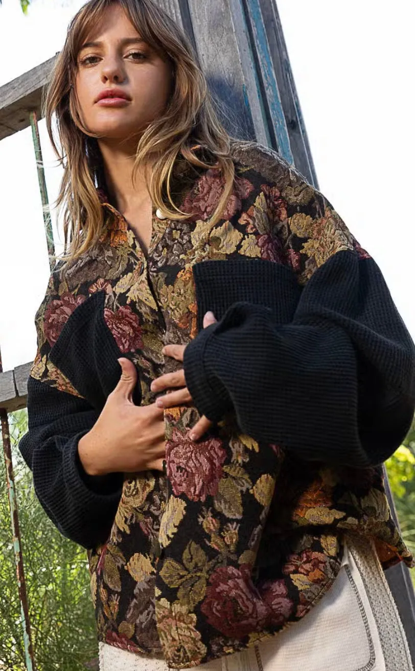 Crushing On You Jacquard Top