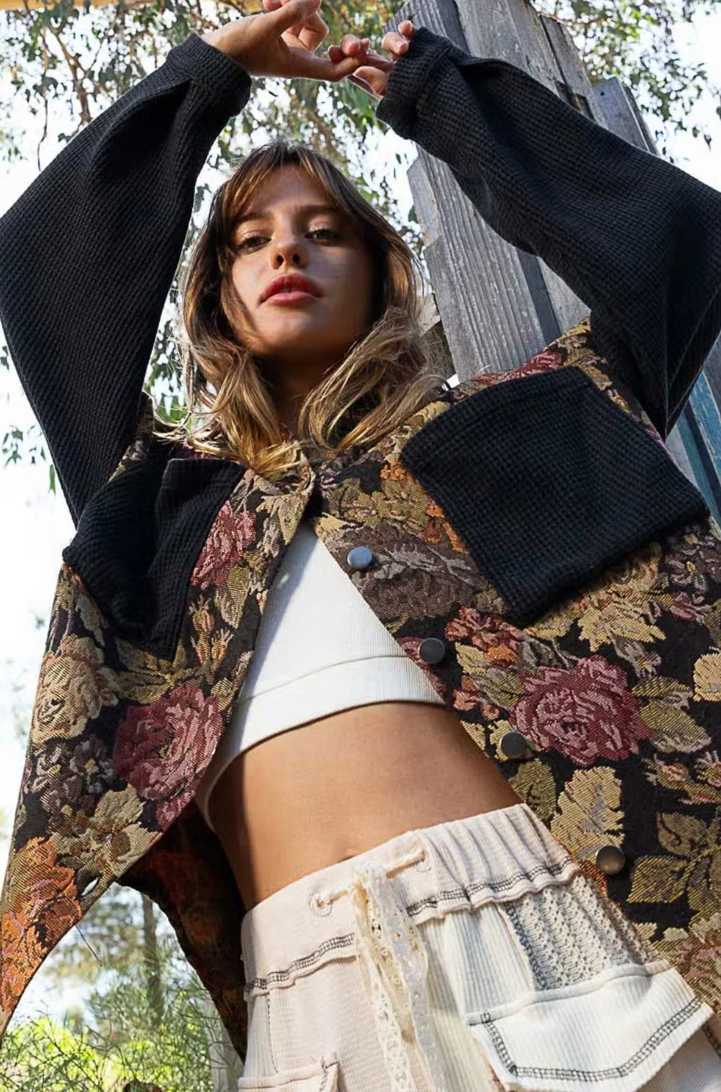 Crushing On You Jacquard Top