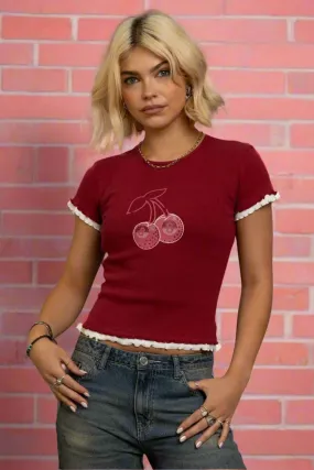Daisy Street Double Layer Baby Tee