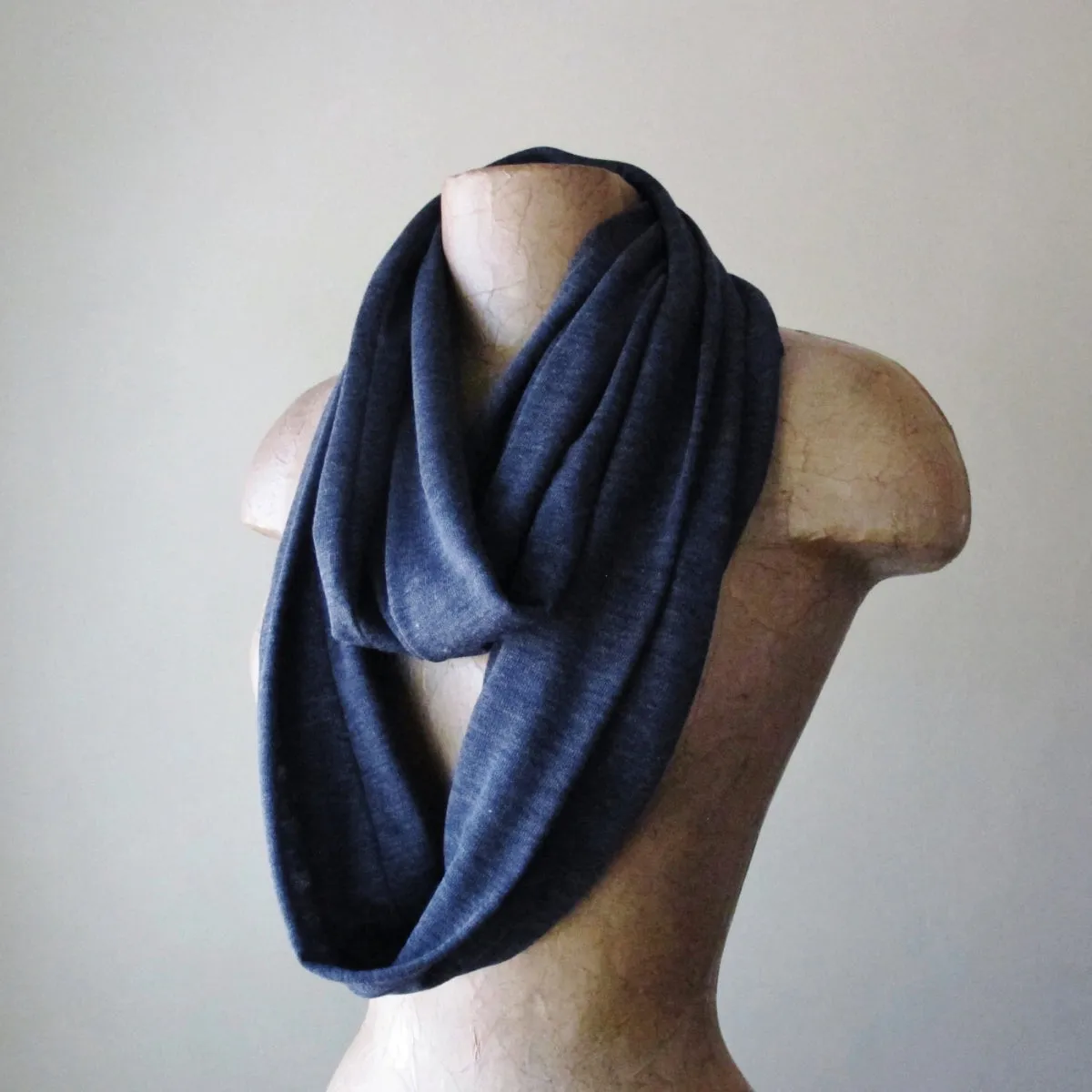 DENIM BLUE Infinity Scarf