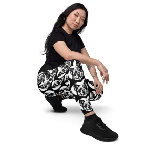 DOG BREED LEGGINGS with pockets - AUSTRALIAN CATTLE DOG - HERTTAHOUND
