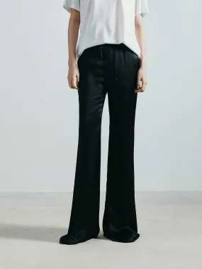 Drawstring Flare Pants