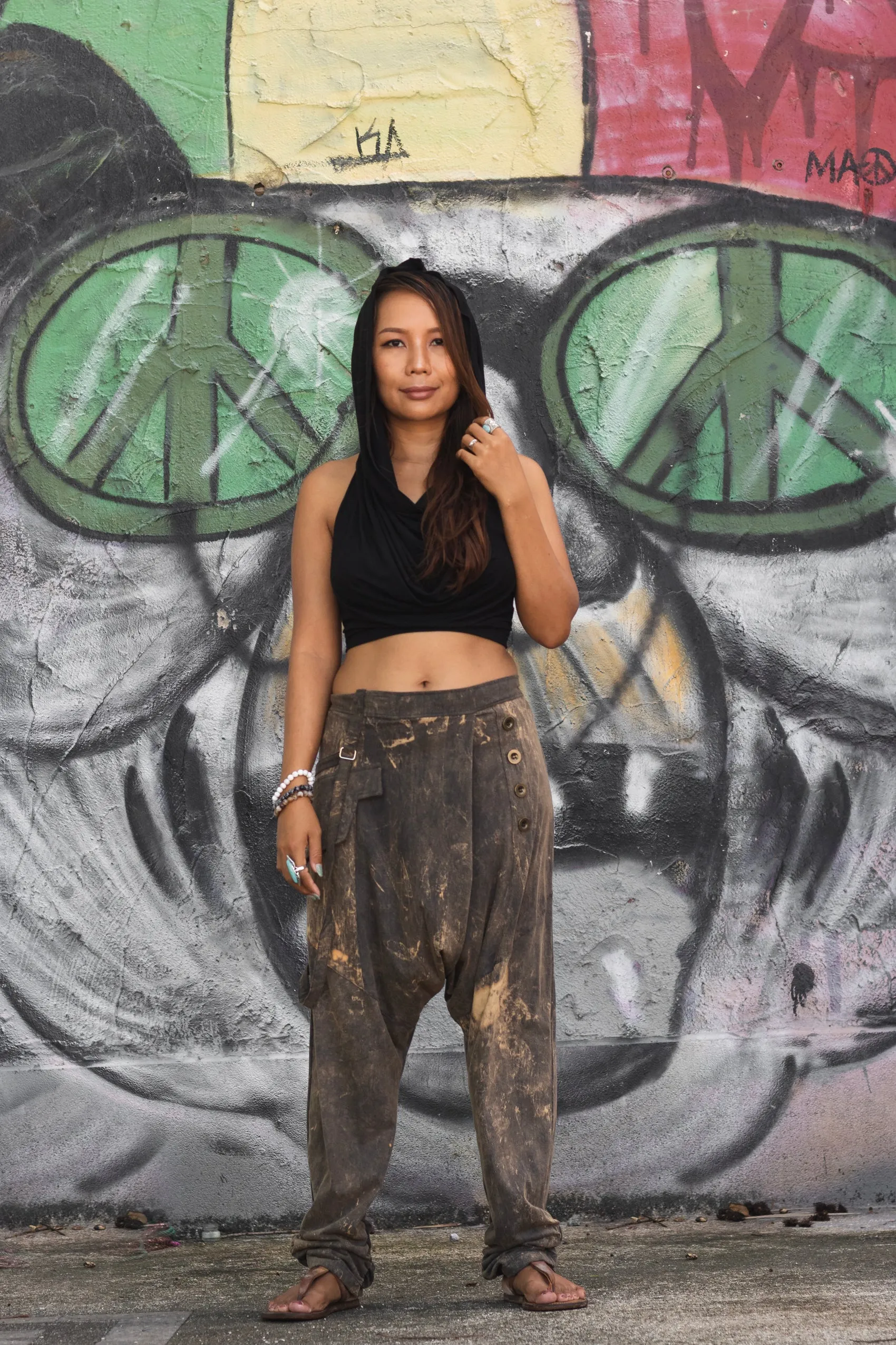 Drop Crotch Pants Kanlaya Nebula