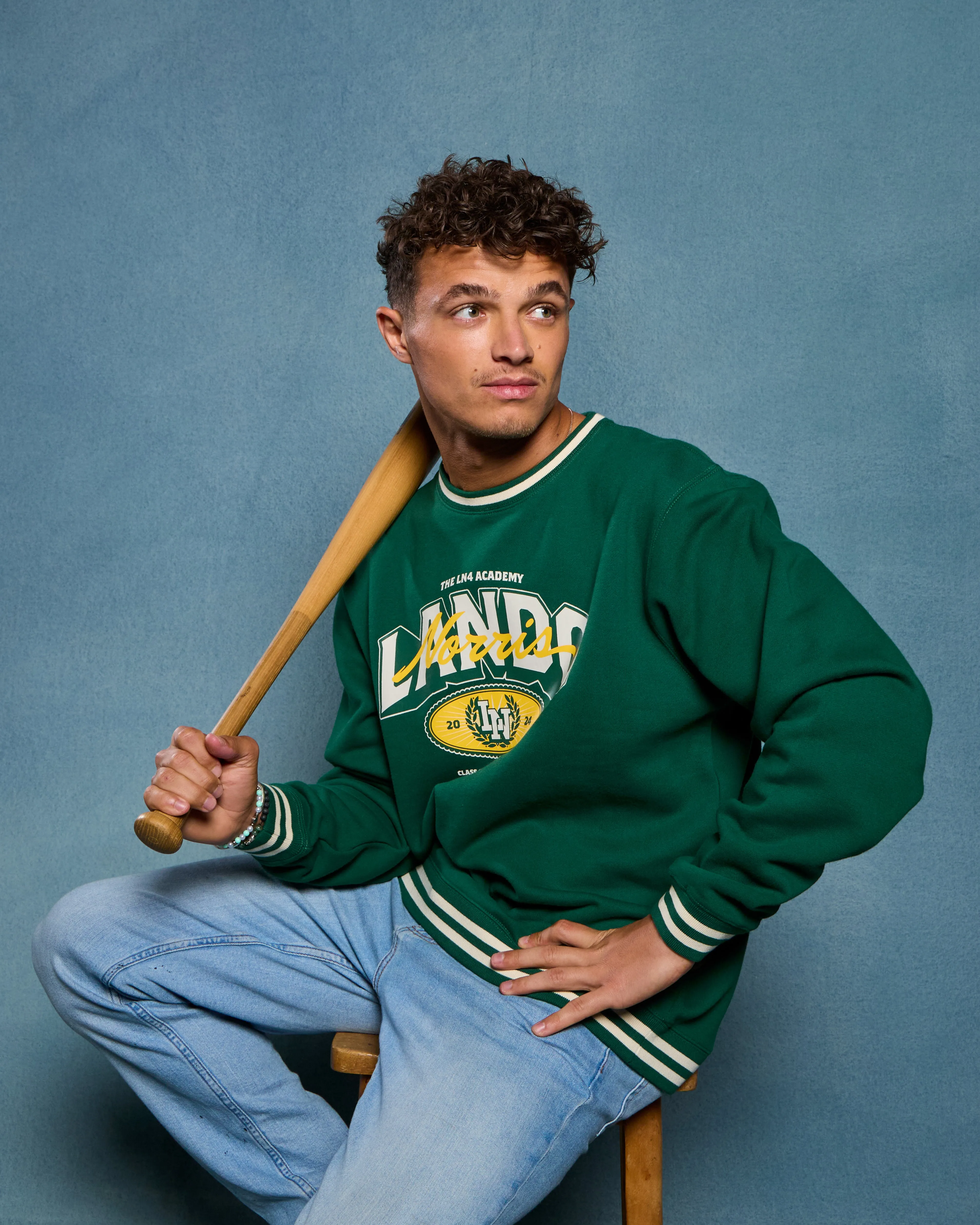 EMBLEM SWEATSHIRT - GREEN