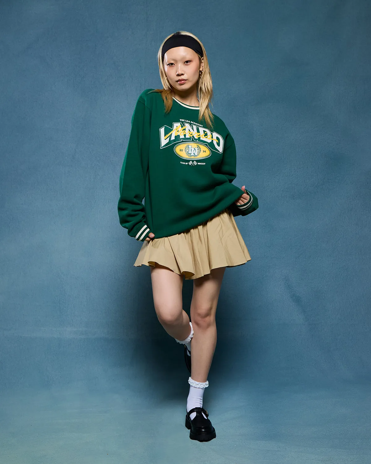 EMBLEM SWEATSHIRT - GREEN