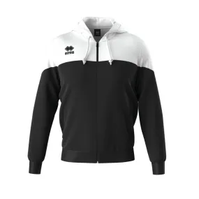 ERREA BEN ZIP UP HOODIE BLACK WHITE