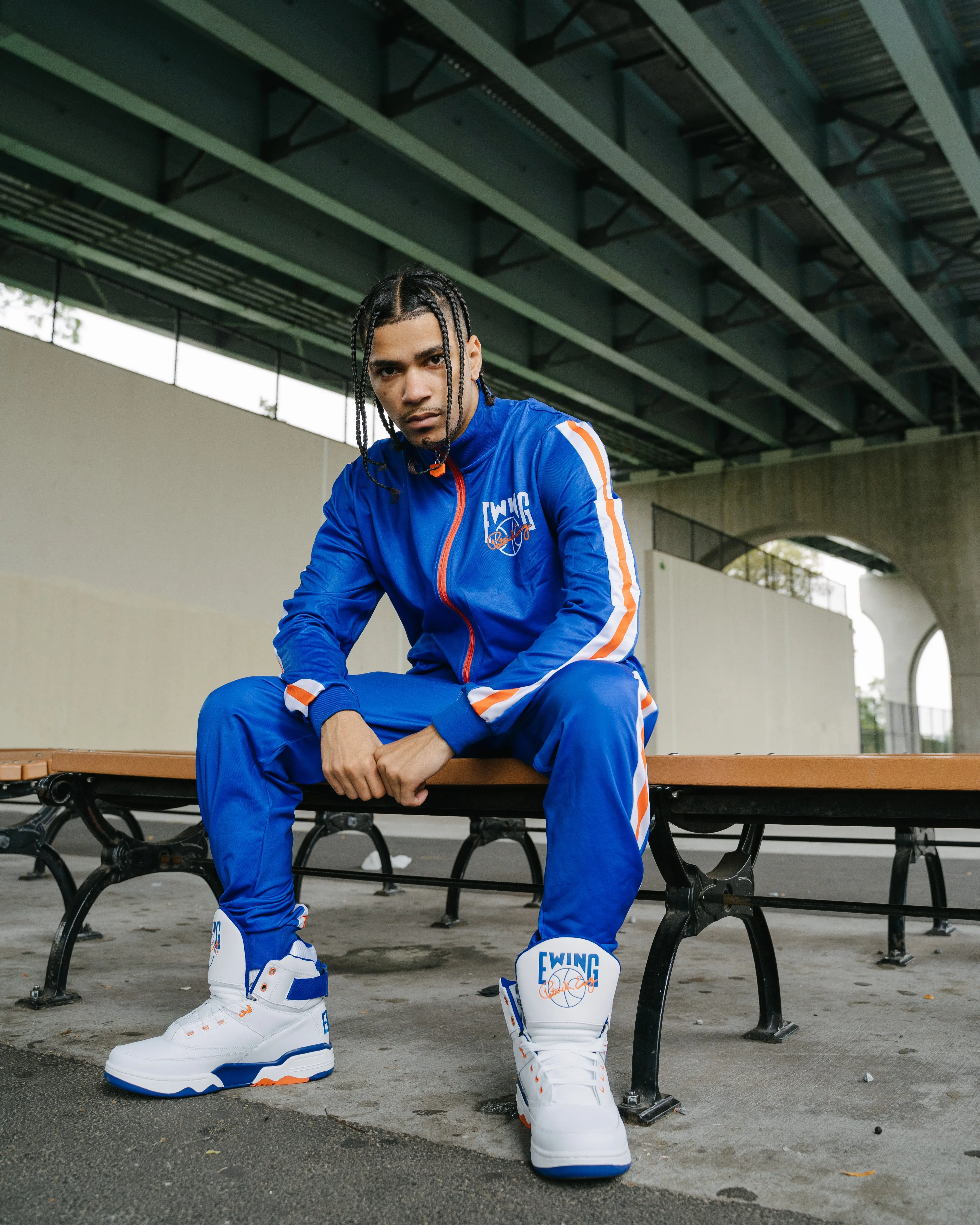 Ewing Blue Track Jacket