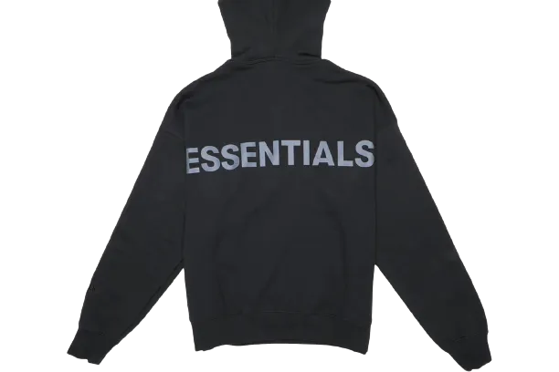 FEAR OF GOD ESSENTIALS "3M Logo" Hoodie Black