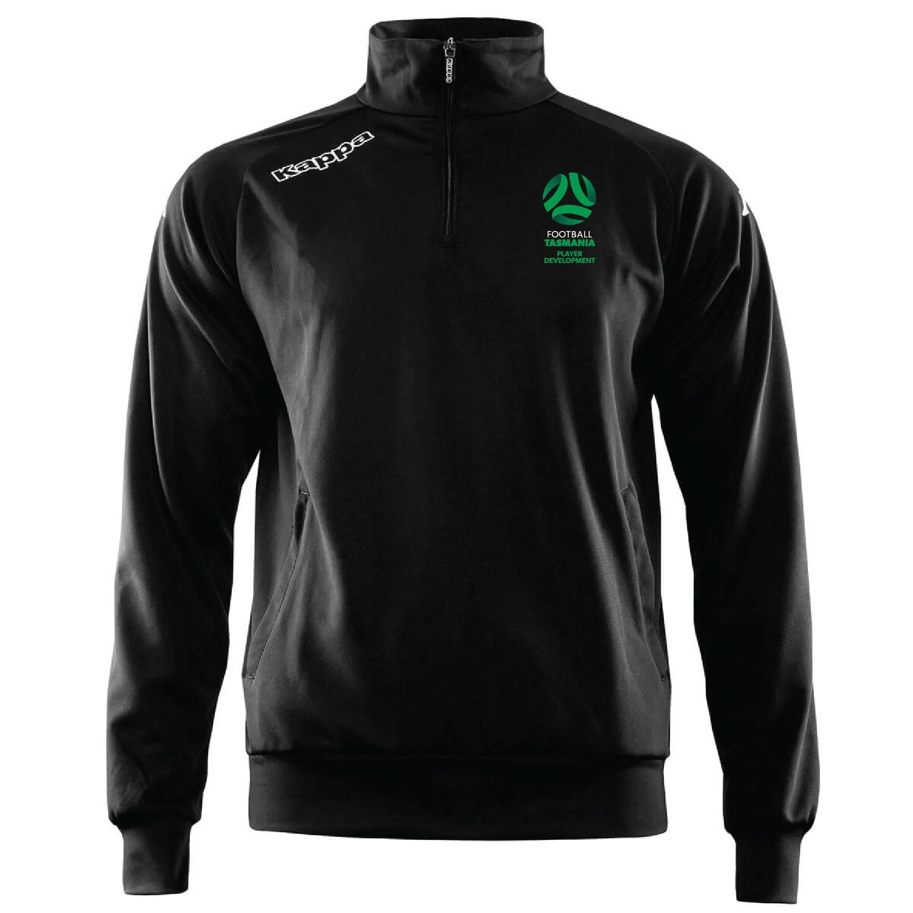 Football Tasmania - Track Jacket 1/4 Zip - Black