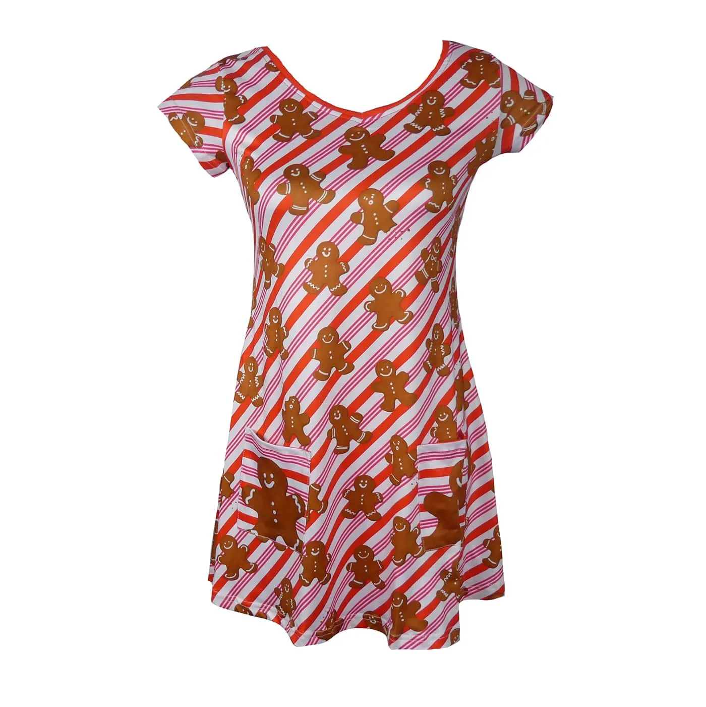 For Santa Tunic Top With Pockets