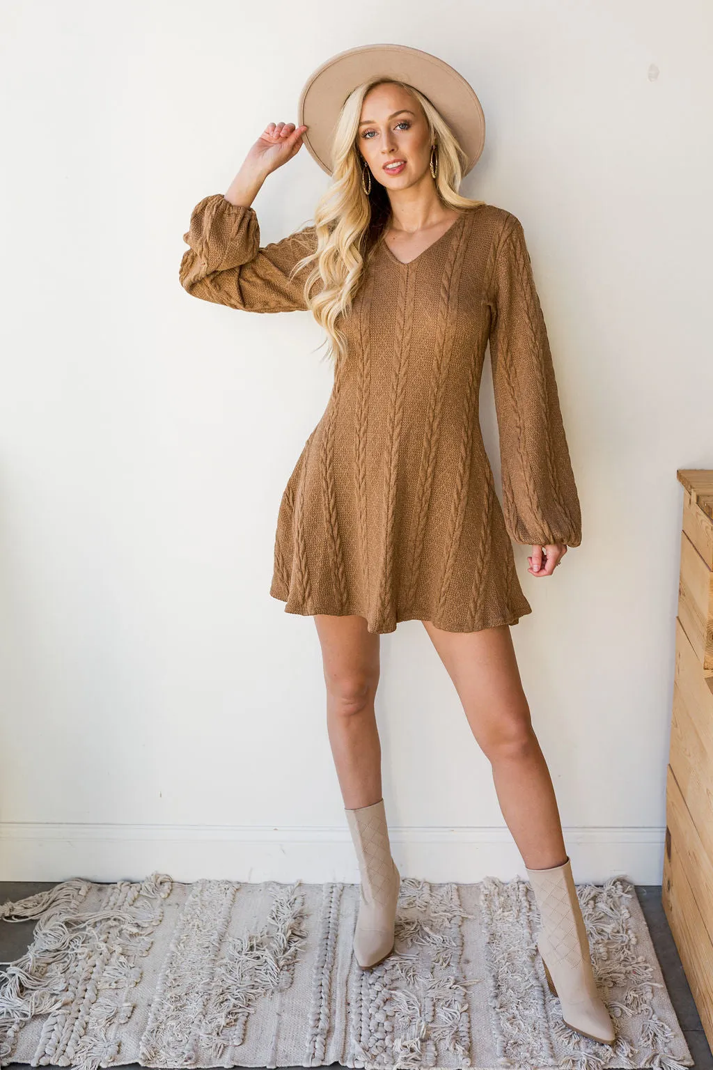 fresh start sweater dress
