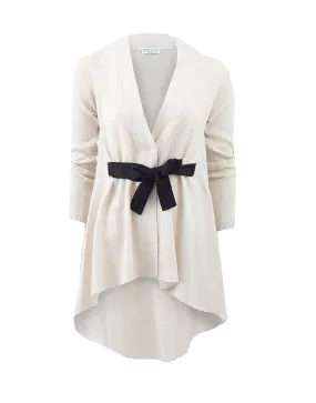 Grosgrain Waist Cardigan