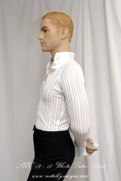 GS12 - 18 White Latin Shirt