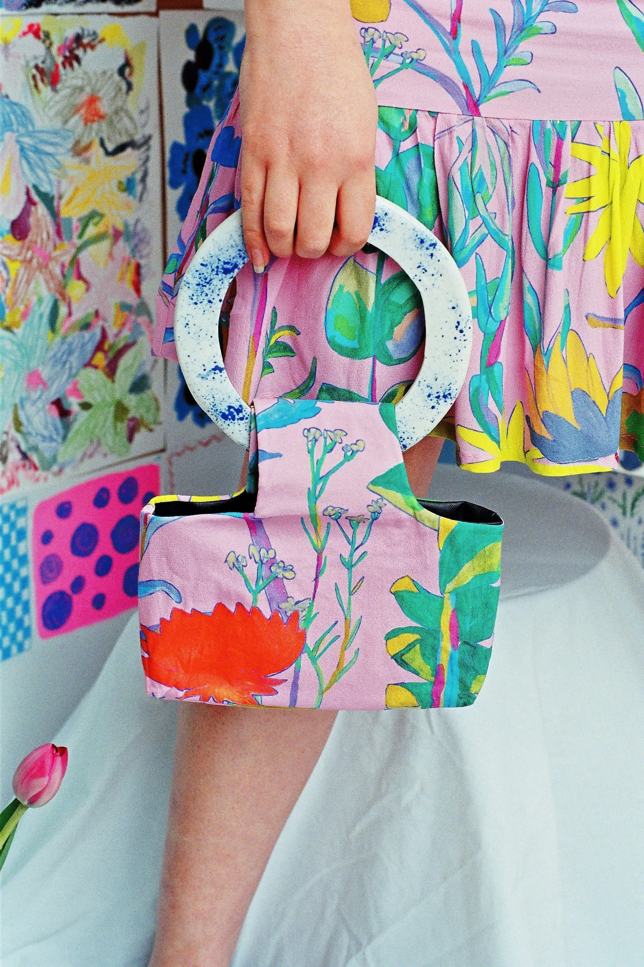 Highlands Floral Ruffle T-Dress
