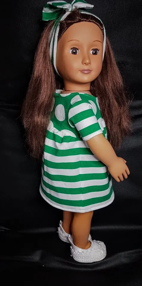 I Love The 90's Doll Dress Pattern