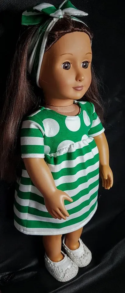 I Love The 90's Doll Dress Pattern