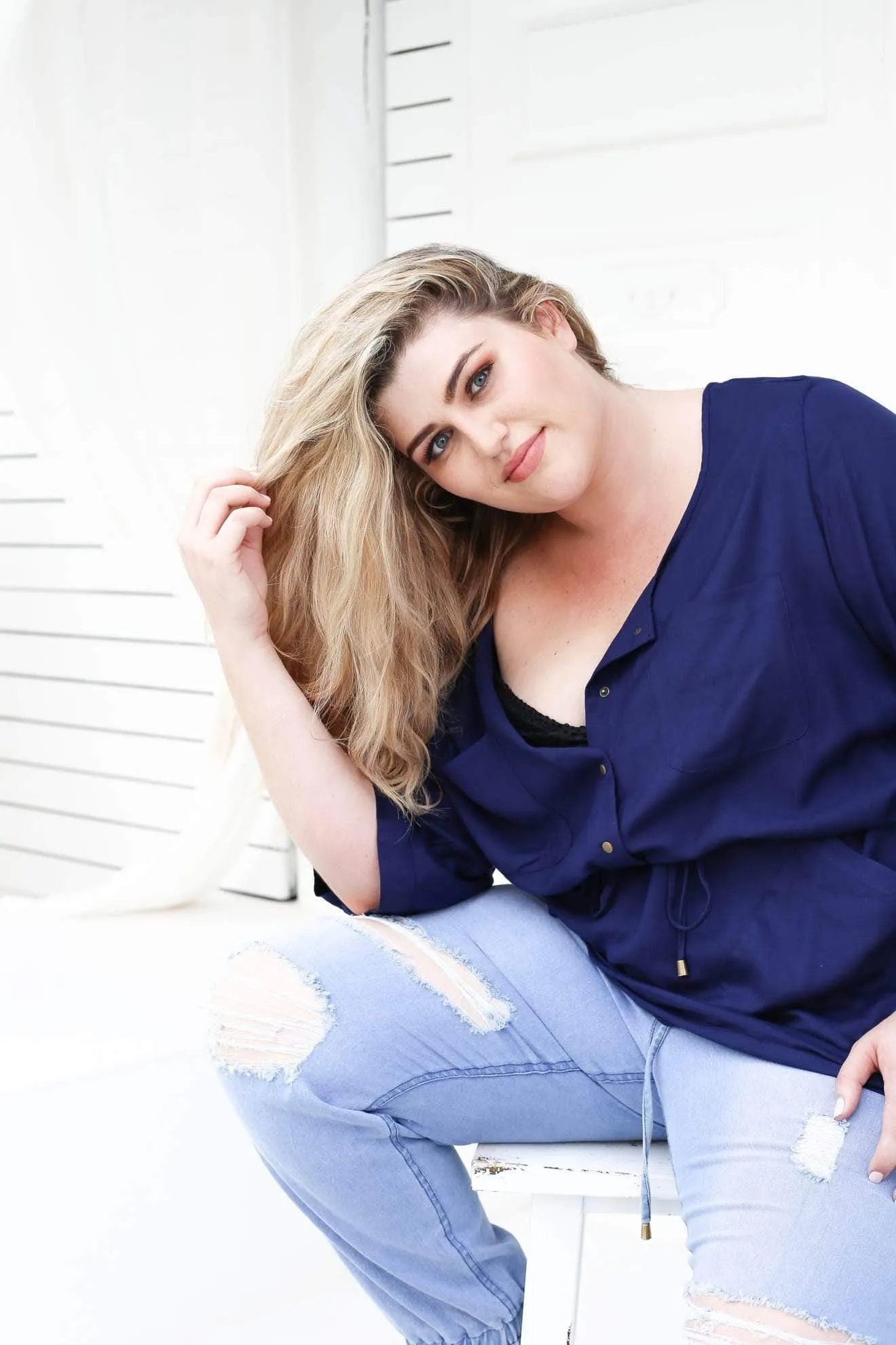 Indus Tunic // Navy
