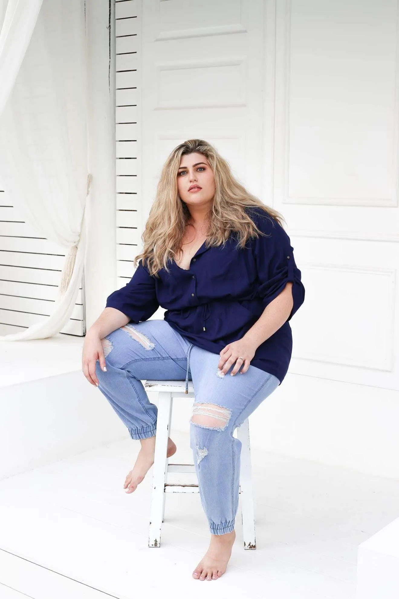 Indus Tunic // Navy