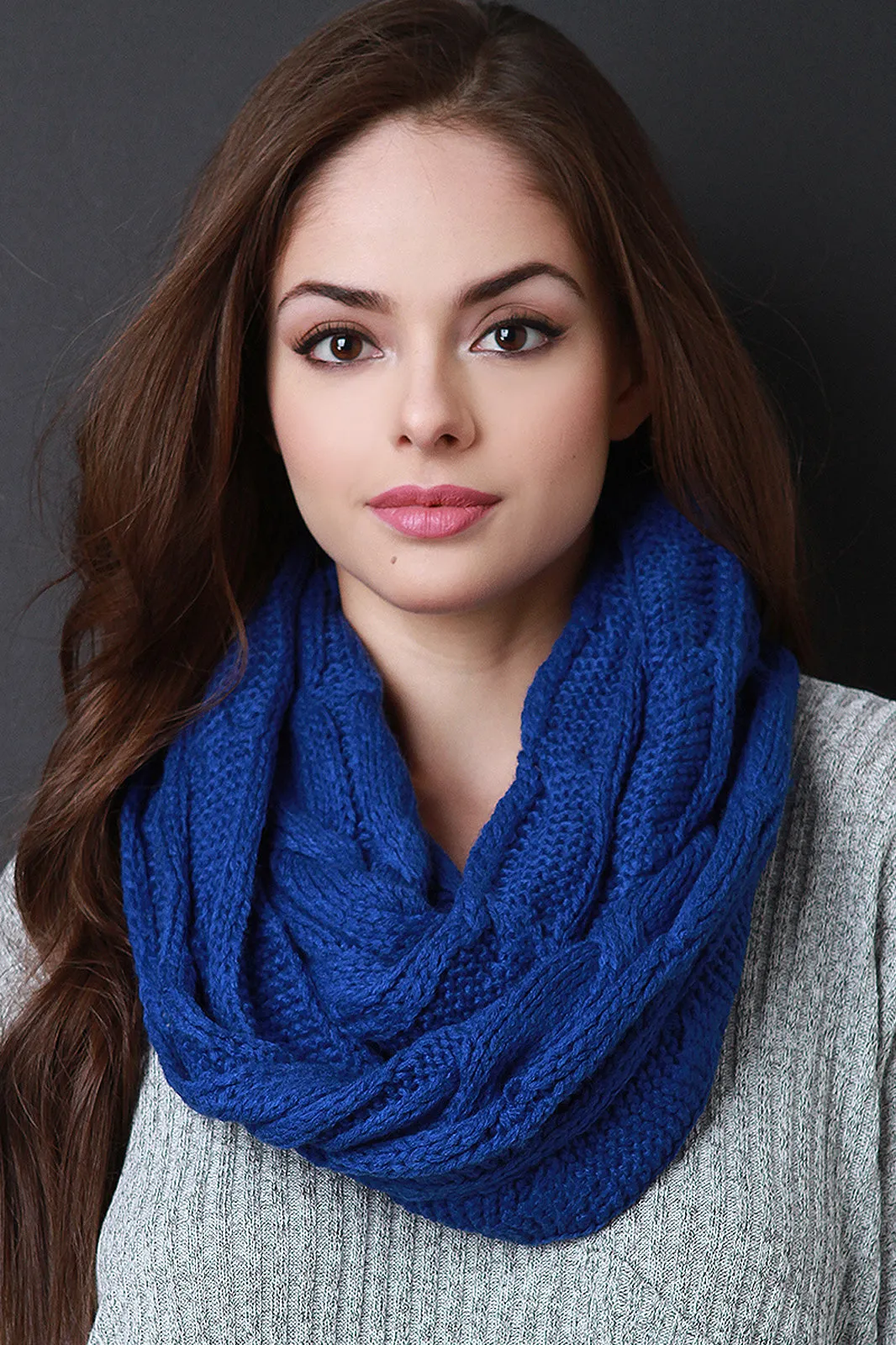 Interwoven Crochet Infinity Scarf