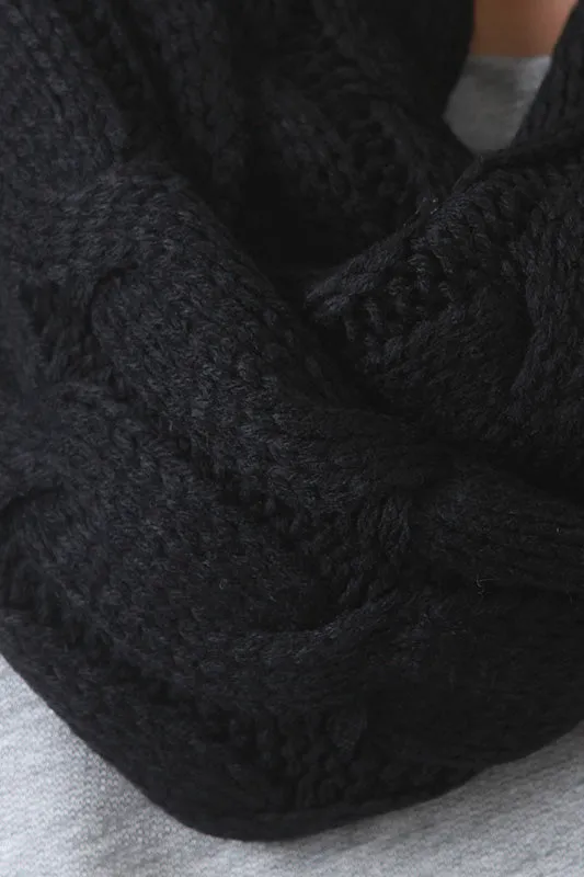 Interwoven Crochet Infinity Scarf
