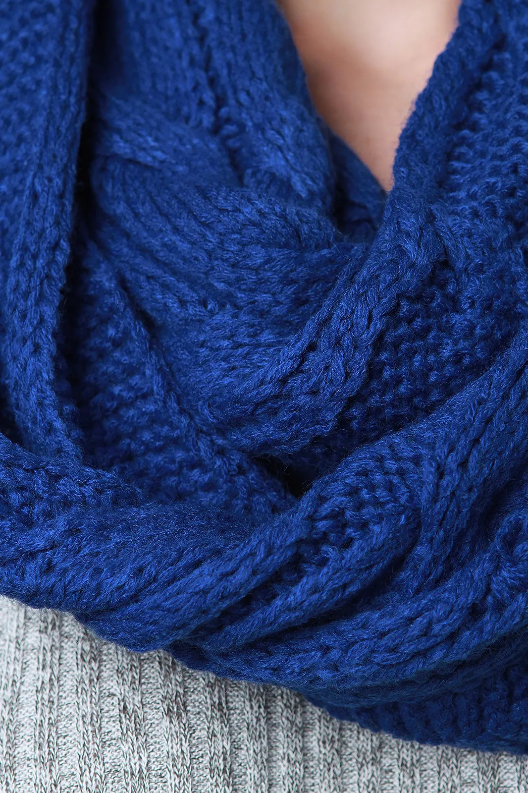 Interwoven Crochet Infinity Scarf