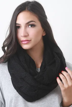 Interwoven Crochet Infinity Scarf