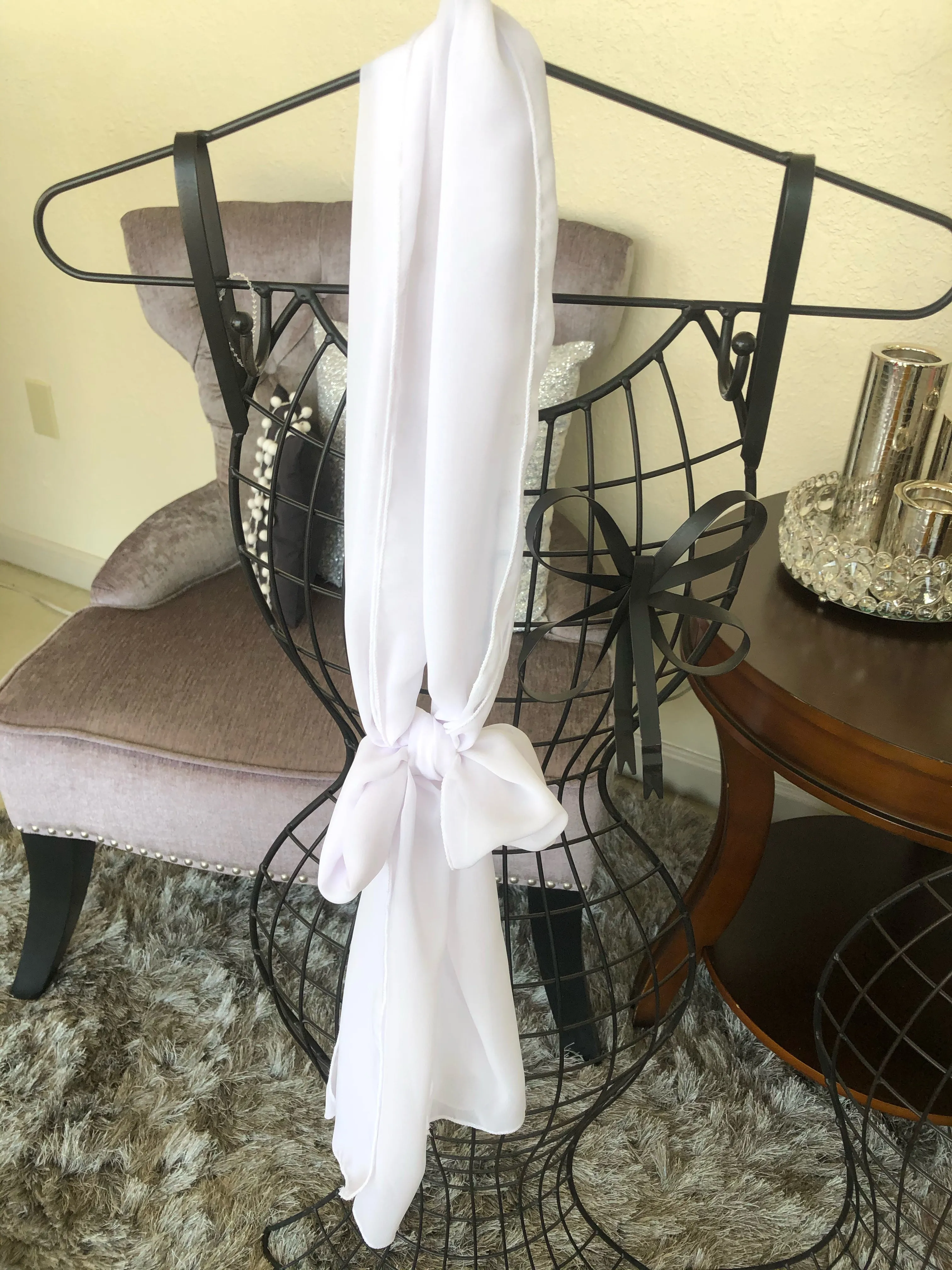Isabella Mauve Scarf-Style Tunic/Top
