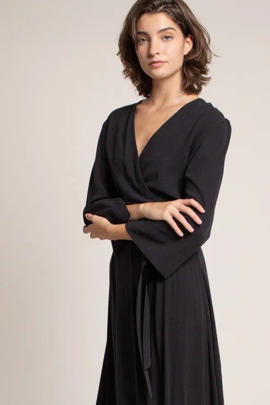 JESSA MIDI WRAP DRESS