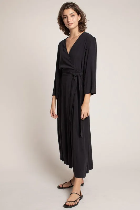 JESSA MIDI WRAP DRESS