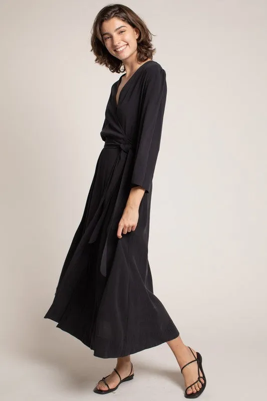 JESSA MIDI WRAP DRESS