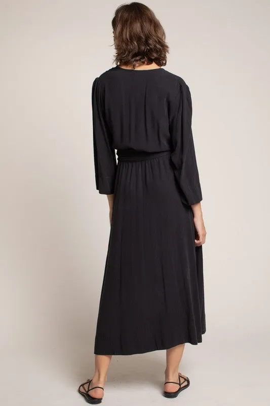 JESSA MIDI WRAP DRESS