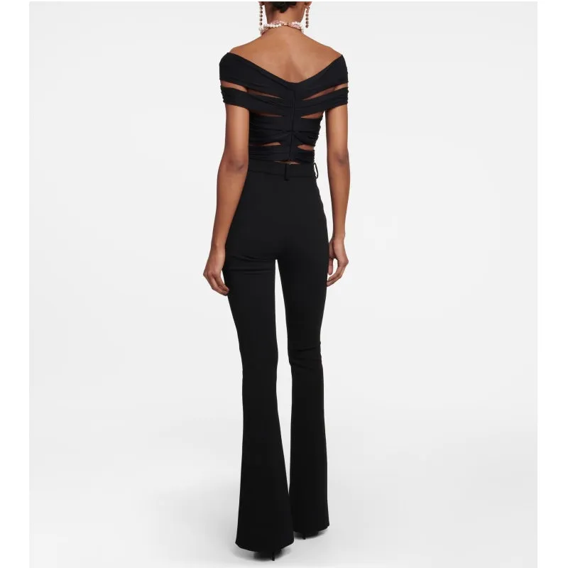 KEROC Flower Cami Top And Flared Pants