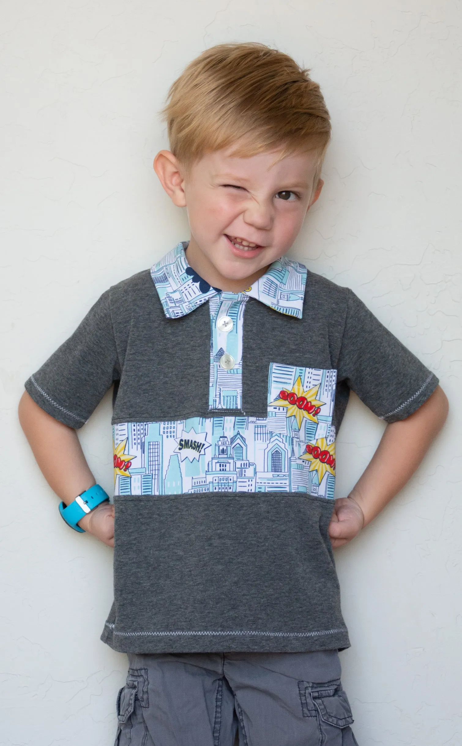 Kid's Preppy Polo Pattern Kids