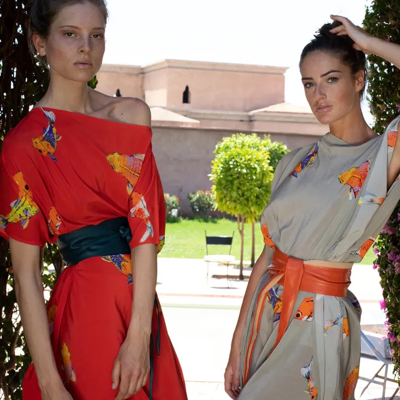 Koi Silk Tunic