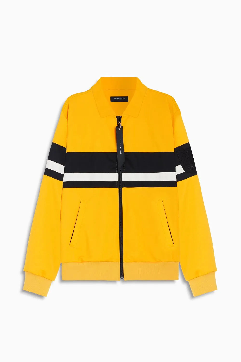 LA track jacket / yellow   black   ivory