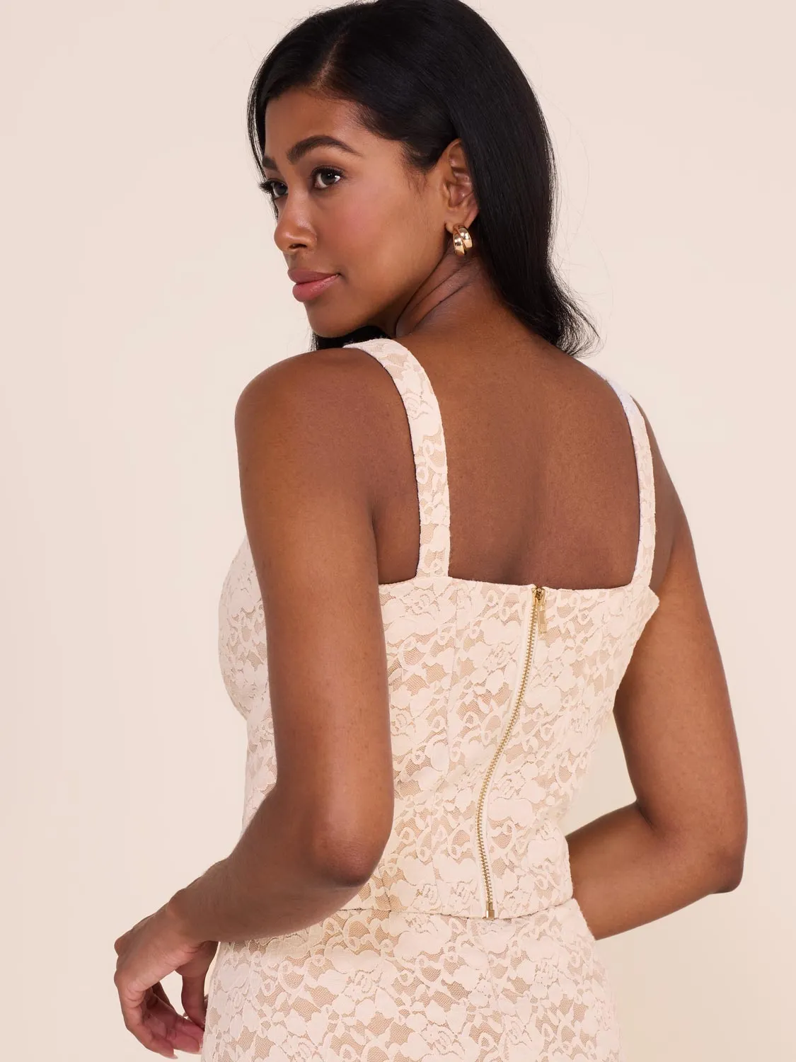 Lace Bustier Corset Top
