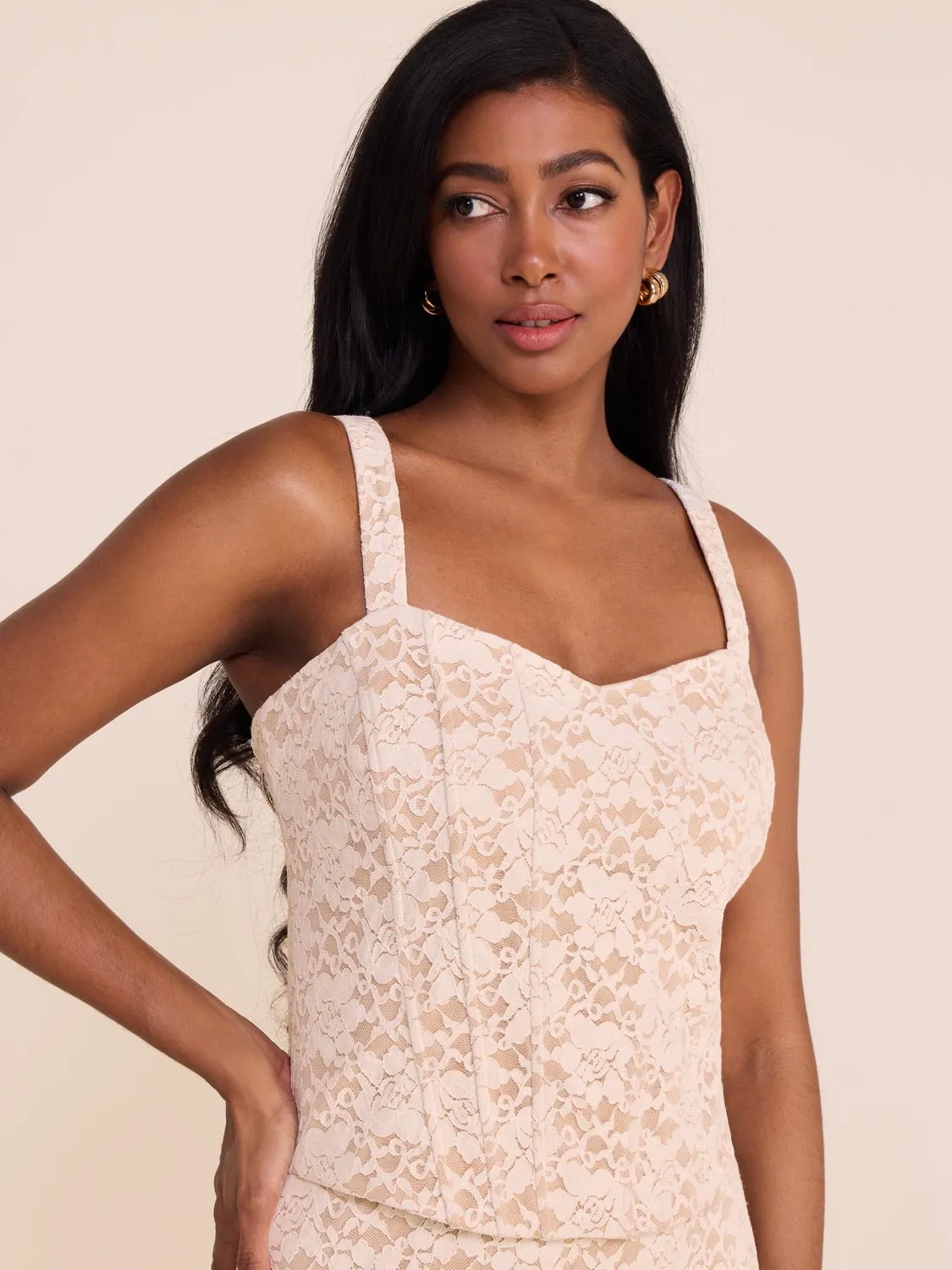 Lace Bustier Corset Top