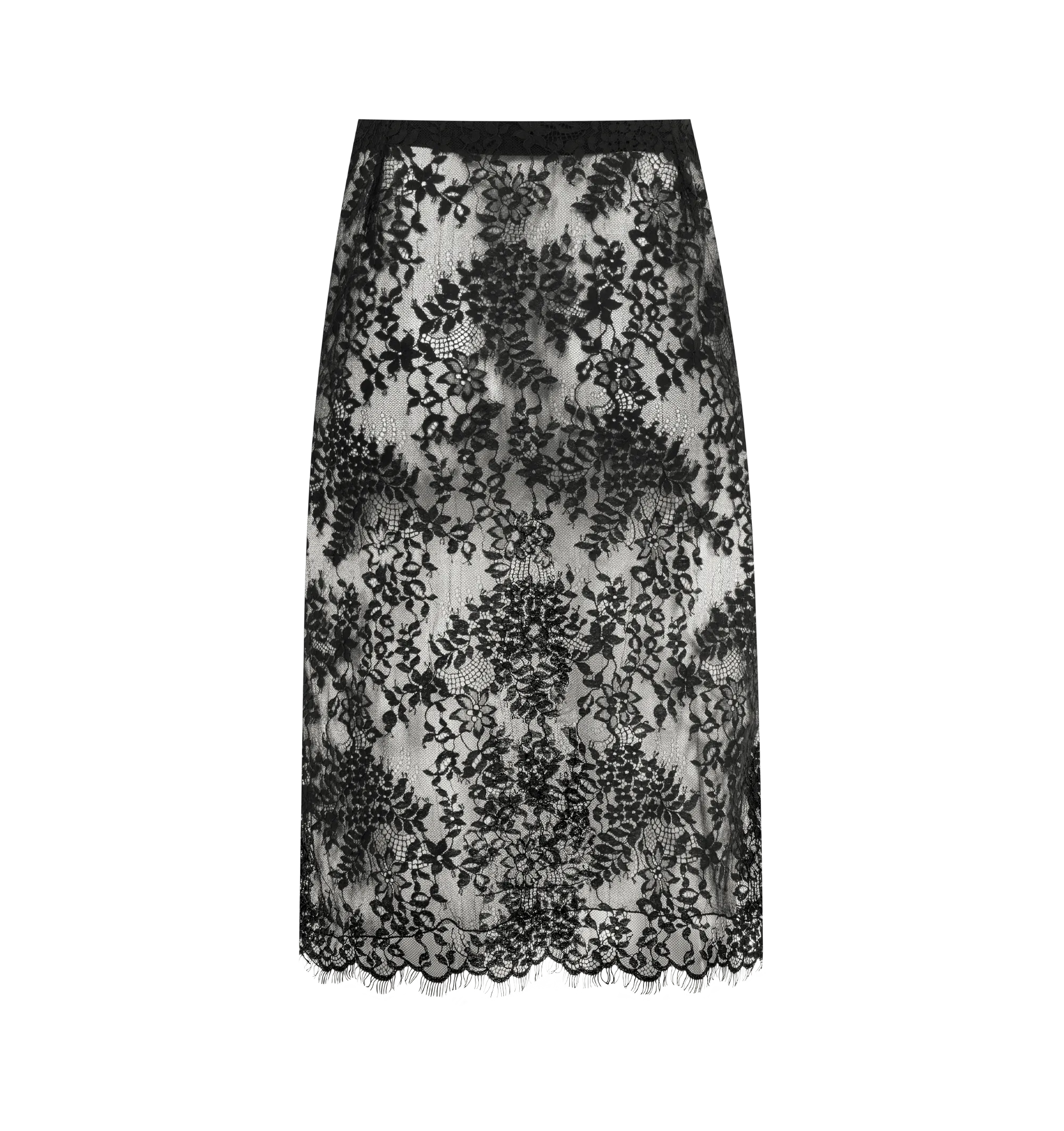 LACE PENCIL SKIRT