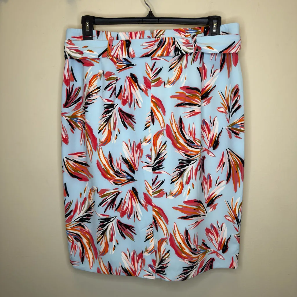 Lane Bryant Tropical High Waisted Pencil Skirt - Size 18