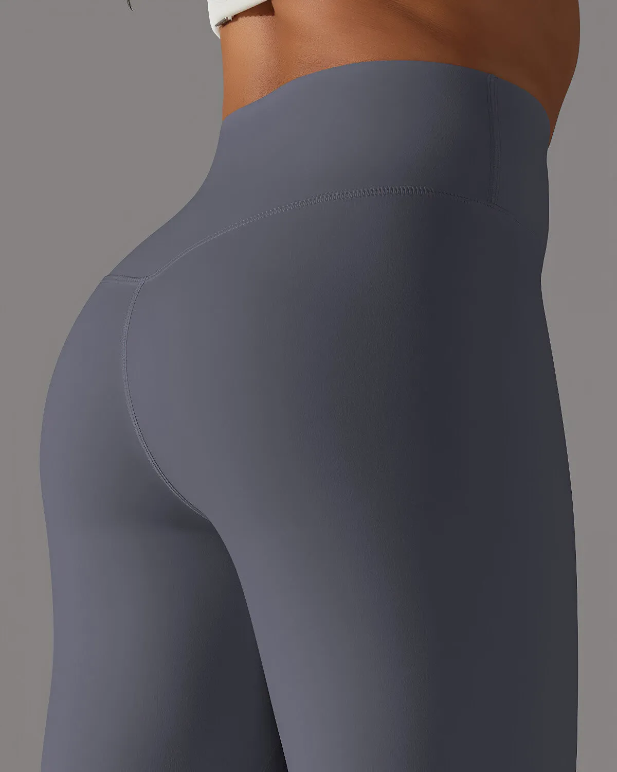 Lara Seamless Leggings - Stormy Blue