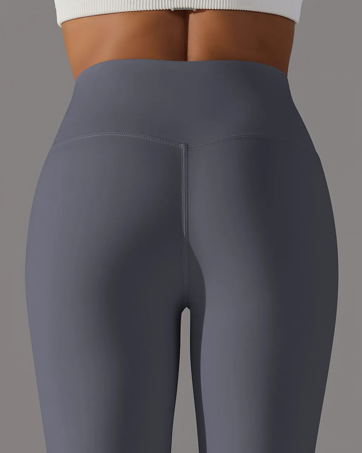 Lara Seamless Leggings - Stormy Blue