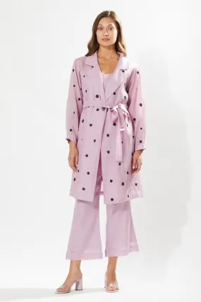 Lavender Floral Tunic Set