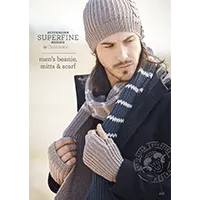 Leaflet 453 - Cleckheaton Men's Beanie, Mitts & Scarf