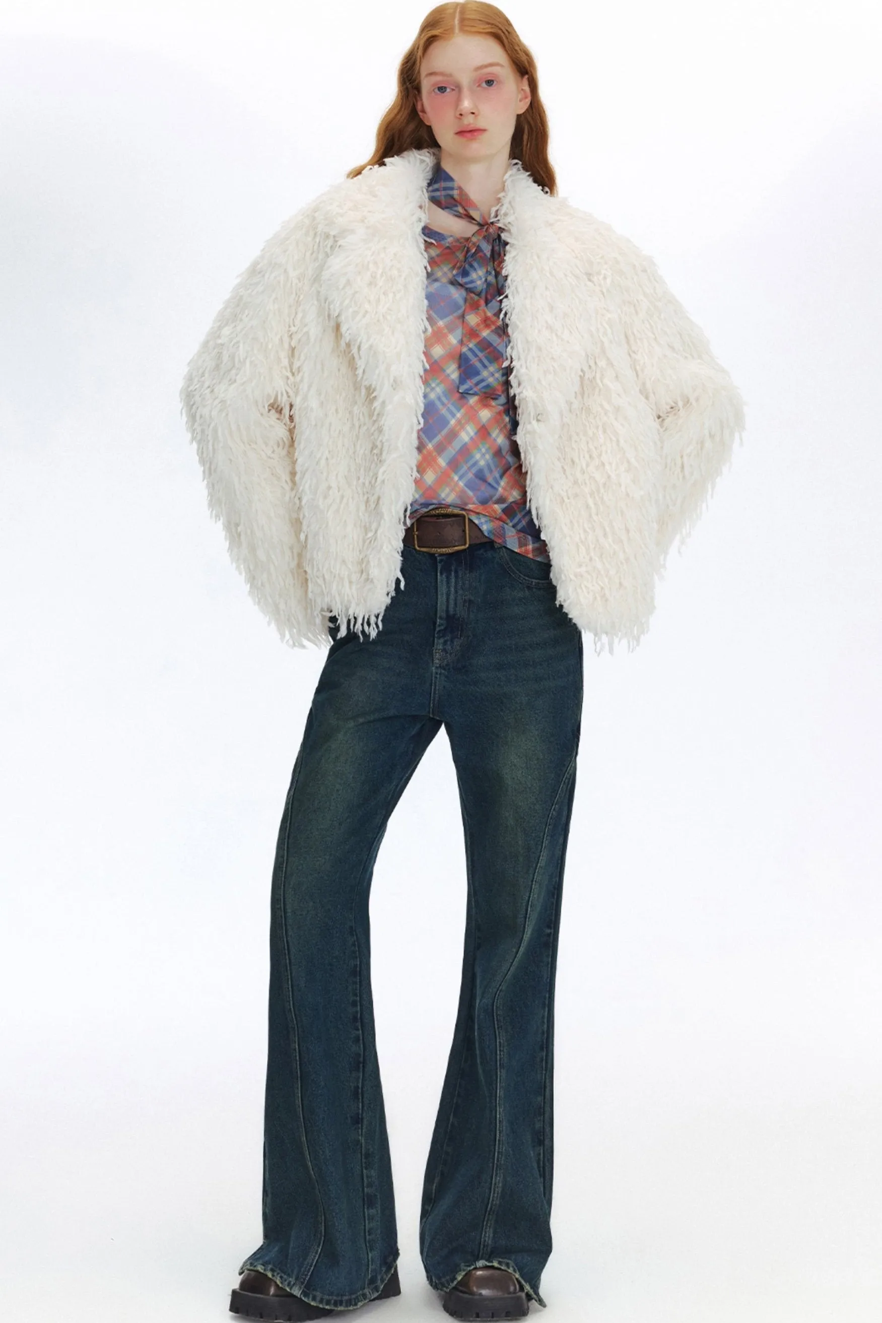 Leg Essence Cheats Flared Denim Pants