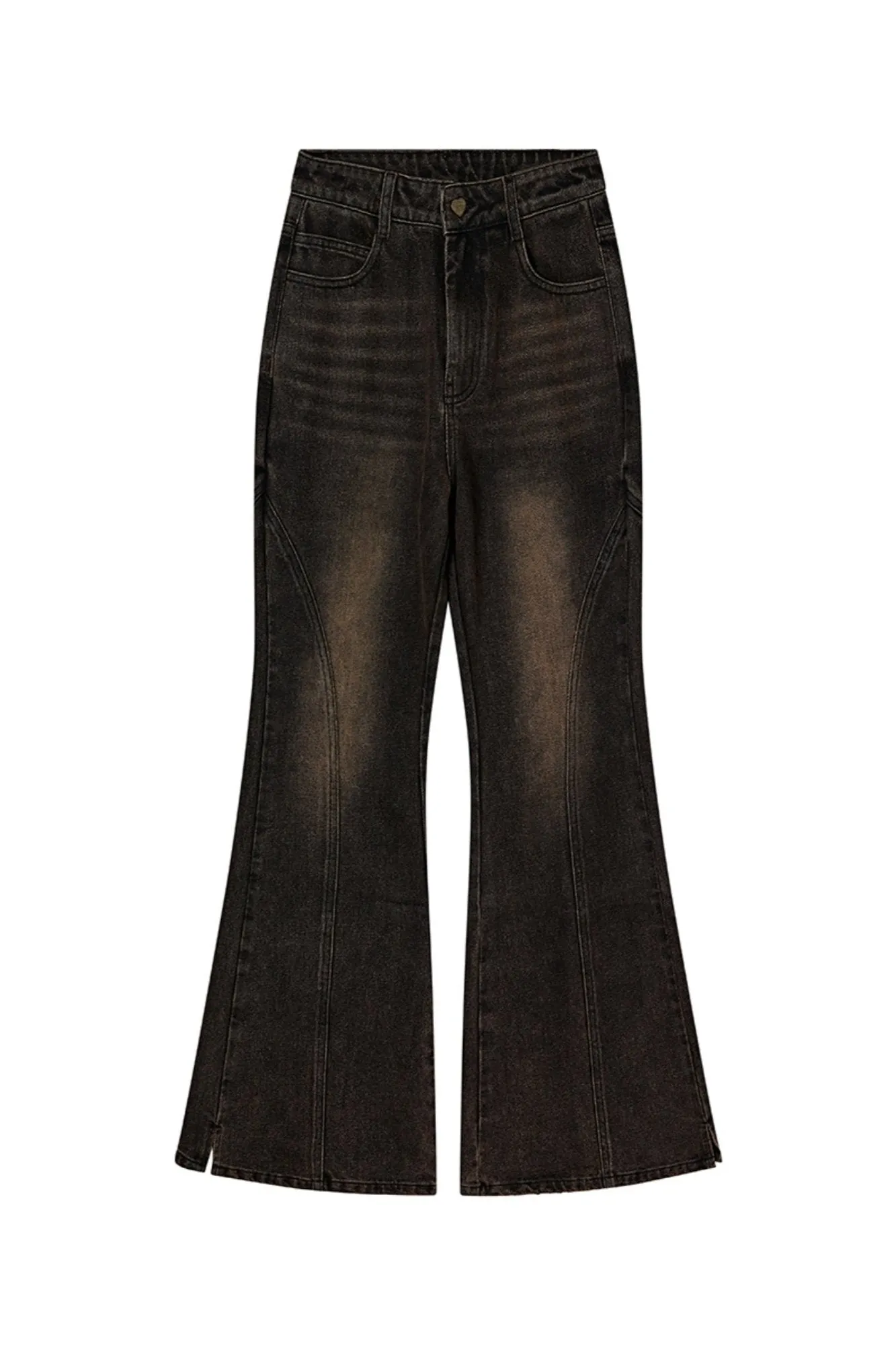 Leg Essence Cheats Flared Denim Pants