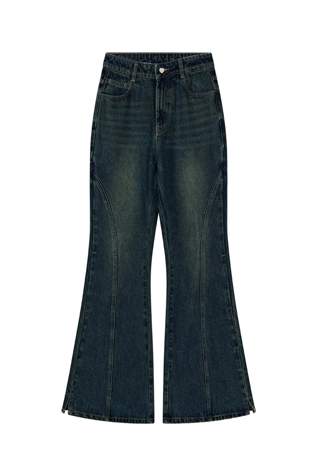 Leg Essence Cheats Flared Denim Pants