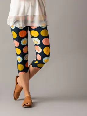Leggings in Capri - Polka Posies